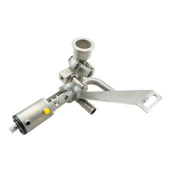 Compressed-air controlled 3-way valve, used