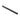 Pulsation tube short, black - Ø7mmXØ14mmX230mm/orange stripe (Aftermarket) - Milcotec